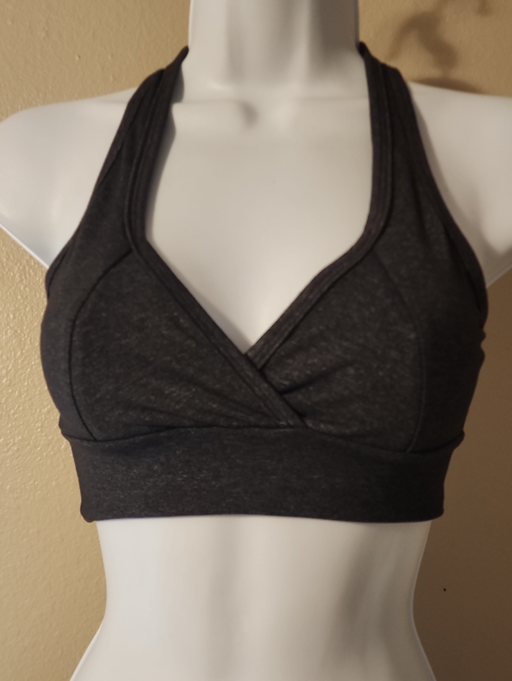 Charcoal Grey Dance Bralette